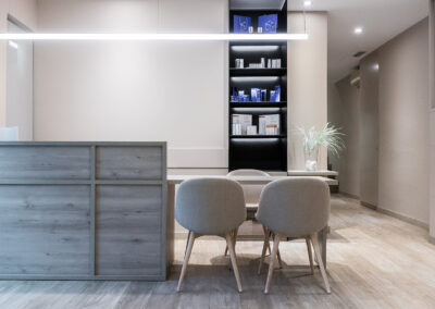 Interiorisme Clínica dental Dra. Iriarte